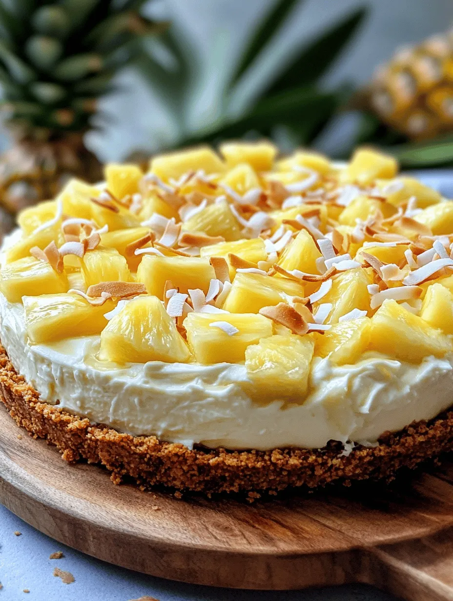 Easy Pineapple Fridge Tart: A No-Bake Delight