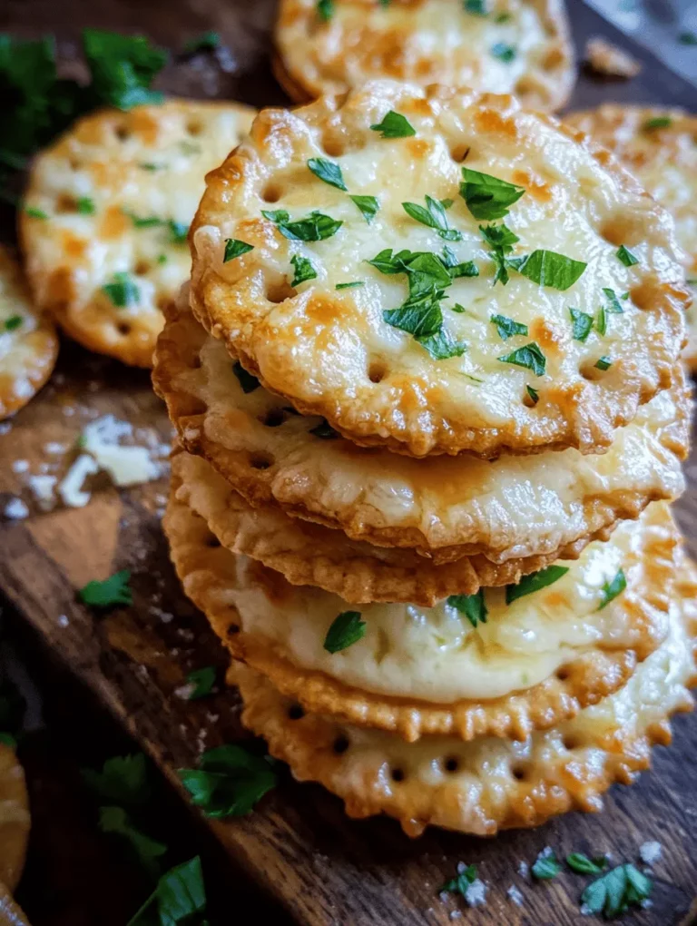 If you're on the lookout for a quick and easy appetizer or snack that is sure to impress your guests, then look no further than Garlic Bread Ritz Bits Delight. This delightful dish combines the irresistible flavors of garlic, butter, and cheese, creating a savory experience that elevates any gathering or meal. Whether you're hosting a casual get-together, a family dinner, or simply craving a tasty snack, this recipe provides a perfect solution with minimal effort.