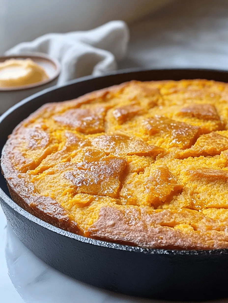 Honey Butter Sweet Potato Cornbread is a delightful twist on the classic cornbread recipe that combines the rich sweetness of honey and the earthy flavors of sweet potatoes, creating a dish that is both comforting and satisfying. This unique cornbread not only serves as a perfect side for savory meals but also stands on its own as a delicious snack. Imagine a soft, moist bread with a subtle sweetness that complements a variety of dishes — from barbecued ribs to a steaming bowl of chili.