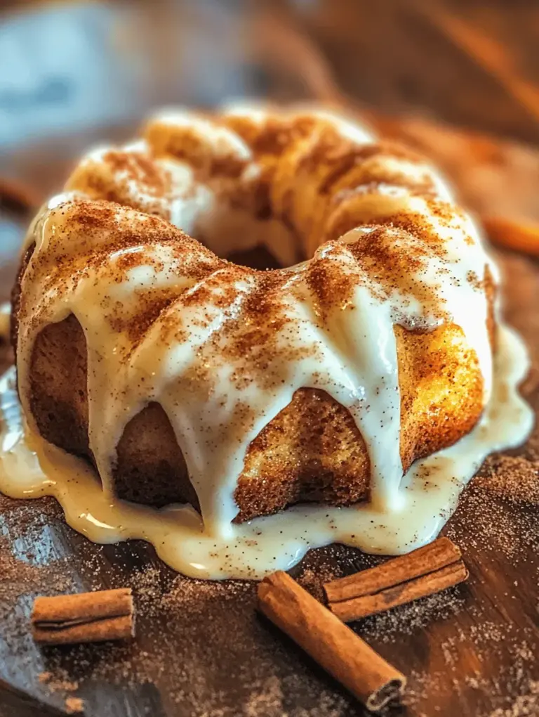 If you're searching for a dessert that perfectly marries nostalgia with an elegant presentation, look no further than the delightful Snickerdoodle Bundt Cake. This cake takes the beloved flavors of the classic snickerdoodle cookie and transforms them into a moist, fluffy Bundt cake that is sure to impress at any gathering. The combination of cinnamon and sugar, familiar to anyone who has enjoyed a snickerdoodle, is elevated in this cake, captivating both the palate and the eyes.