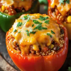 In the realm of culinary delights, few dishes can match the visual appeal and nutritional prowess of Colorful Delight Stuffed Bell Peppers. This vibrant recipe has gained popularity as a wholesome, plant-based meal that caters to vegetarians and meat-lovers alike. With a colorful array of bell peppers filled with a delightful mixture of quinoa, beans, and fresh vegetables, this dish not only tantalizes the taste buds but also serves as a feast for the eyes. As the trend of plant-based eating continues to rise, stuffed bell peppers have emerged as a versatile option that can be tailored to suit various dietary preferences.