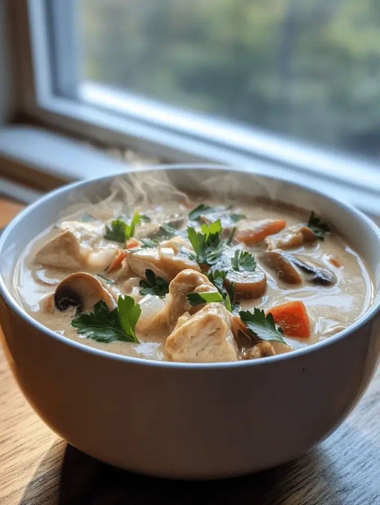 To create the perfect creamy chicken and mushroom delight, it’s essential to understand the role of each ingredient in the dish. Each component contributes to the overall flavor and texture, ensuring a well-balanced and satisfying meal.