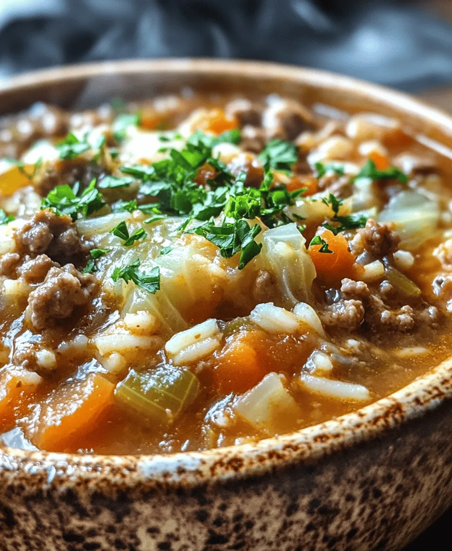 When the chill of winter sets in, there's nothing quite like a warm bowl of soup to lift your spirits and soothe your soul. Enter cabbage roll soup, a hearty dish that brings the beloved flavors of traditional cabbage rolls into a comforting soup form. This recipe is not only delicious but also packed with nutrients, making it a perfect choice for both family dinners and meal prep.