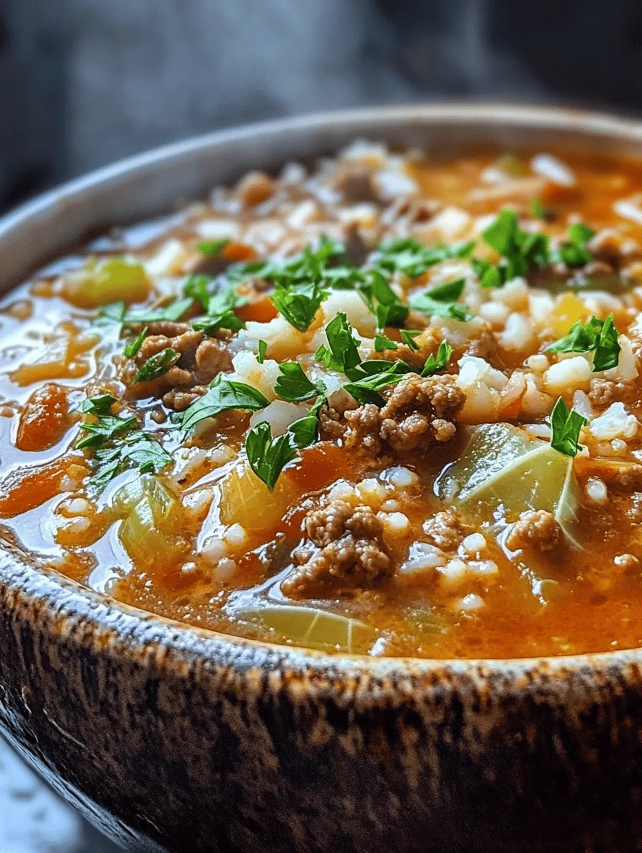 When the chill of winter sets in, there's nothing quite like a warm bowl of soup to lift your spirits and soothe your soul. Enter cabbage roll soup, a hearty dish that brings the beloved flavors of traditional cabbage rolls into a comforting soup form. This recipe is not only delicious but also packed with nutrients, making it a perfect choice for both family dinners and meal prep.