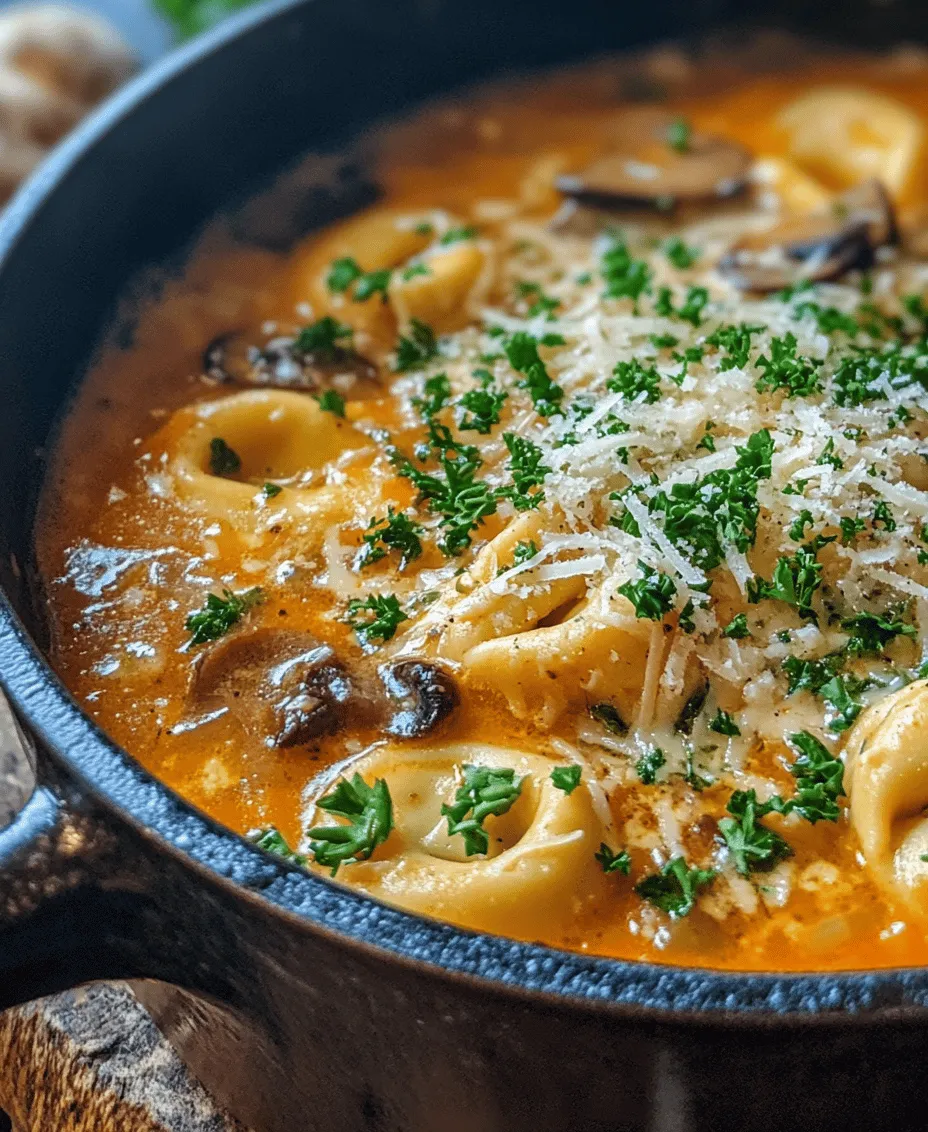 In the comforting world of soups, few dishes evoke the same warmth and satisfaction as a creamy bowl of mushroom and spinach tortellini soup. This Creamy Parmesan Mushroom and Spinach Tortellini Soup is not just a meal; it’s an experience wrapped in rich flavors and nourishing ingredients that speak to the heart. As the chill of fall settles in or when the winter nights grow longer, this soup emerges as a perfect companion for cozy dinners or lively gatherings with friends and family.