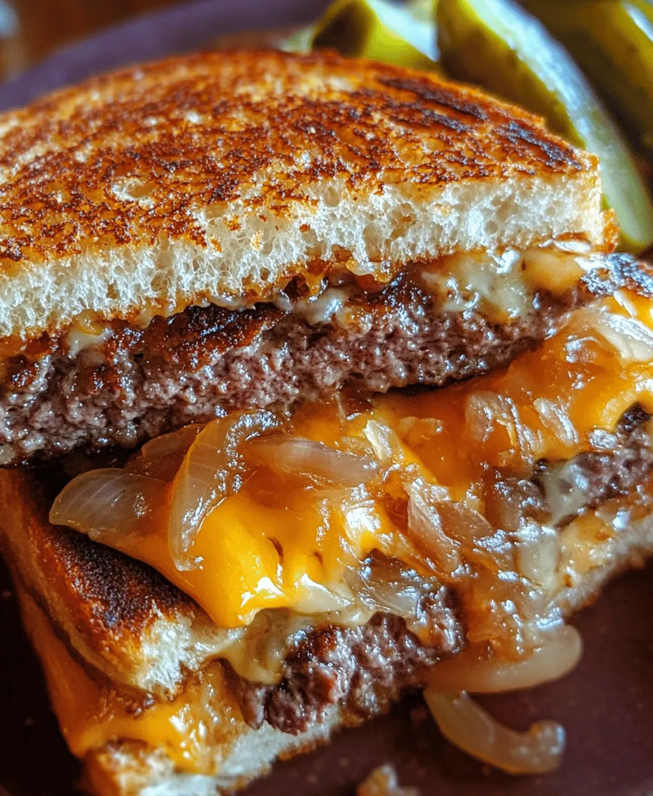 The Patty Melt is more than just a sandwich; it’s an emblem of classic American comfort food that has stood the test of time. Picture this: a juicy, seasoned beef patty nestled between two slices of crispy rye bread, topped with melted cheese and sweet, caramelized onions. This delectable combination of flavors and textures is not only satisfying but also evokes a sense of nostalgia, reminding many of cozy family dinners and late-night diner visits. In a world where fast food often takes center stage, the importance of homemade meals cannot be overstated, and the Patty Melt embodies the heartwarming essence of cooking from scratch.