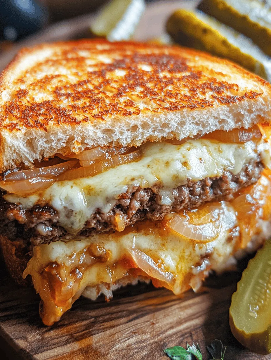 The Patty Melt is more than just a sandwich; it’s an emblem of classic American comfort food that has stood the test of time. Picture this: a juicy, seasoned beef patty nestled between two slices of crispy rye bread, topped with melted cheese and sweet, caramelized onions. This delectable combination of flavors and textures is not only satisfying but also evokes a sense of nostalgia, reminding many of cozy family dinners and late-night diner visits. In a world where fast food often takes center stage, the importance of homemade meals cannot be overstated, and the Patty Melt embodies the heartwarming essence of cooking from scratch.