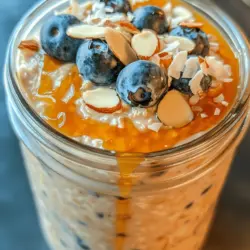 In today’s fast-paced world, finding a breakfast option that is both nutritious and convenient can be a challenge. Enter overnight oats—a simple yet satisfying solution for busy mornings. This no-cook breakfast is prepared the night before, allowing you to wake up to a deliciously creamy meal that’s ready to eat. One standout variation is the Berry Bliss Overnight Oats, a delightful medley of flavors and textures that not only satiates your morning hunger but also packs a powerful nutritional punch.