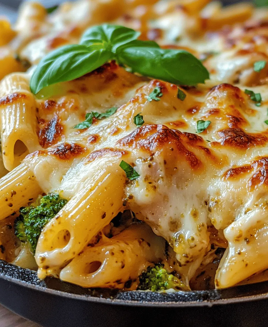 Looking for a comforting, family-friendly meal that’s both delicious and easy to prepare? Look no further than the Creamy Pesto Chicken and Broccoli Pasta Bake! This dish perfectly combines tender chicken, vibrant broccoli, and al dente pasta enveloped in a rich, creamy pesto sauce. Not only does it deliver on taste, but it also offers an array of nutritional benefits that make it an excellent choice for any family dinner.