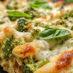 Looking for a comforting, family-friendly meal that’s both delicious and easy to prepare? Look no further than the Creamy Pesto Chicken and Broccoli Pasta Bake! This dish perfectly combines tender chicken, vibrant broccoli, and al dente pasta enveloped in a rich, creamy pesto sauce. Not only does it deliver on taste, but it also offers an array of nutritional benefits that make it an excellent choice for any family dinner.