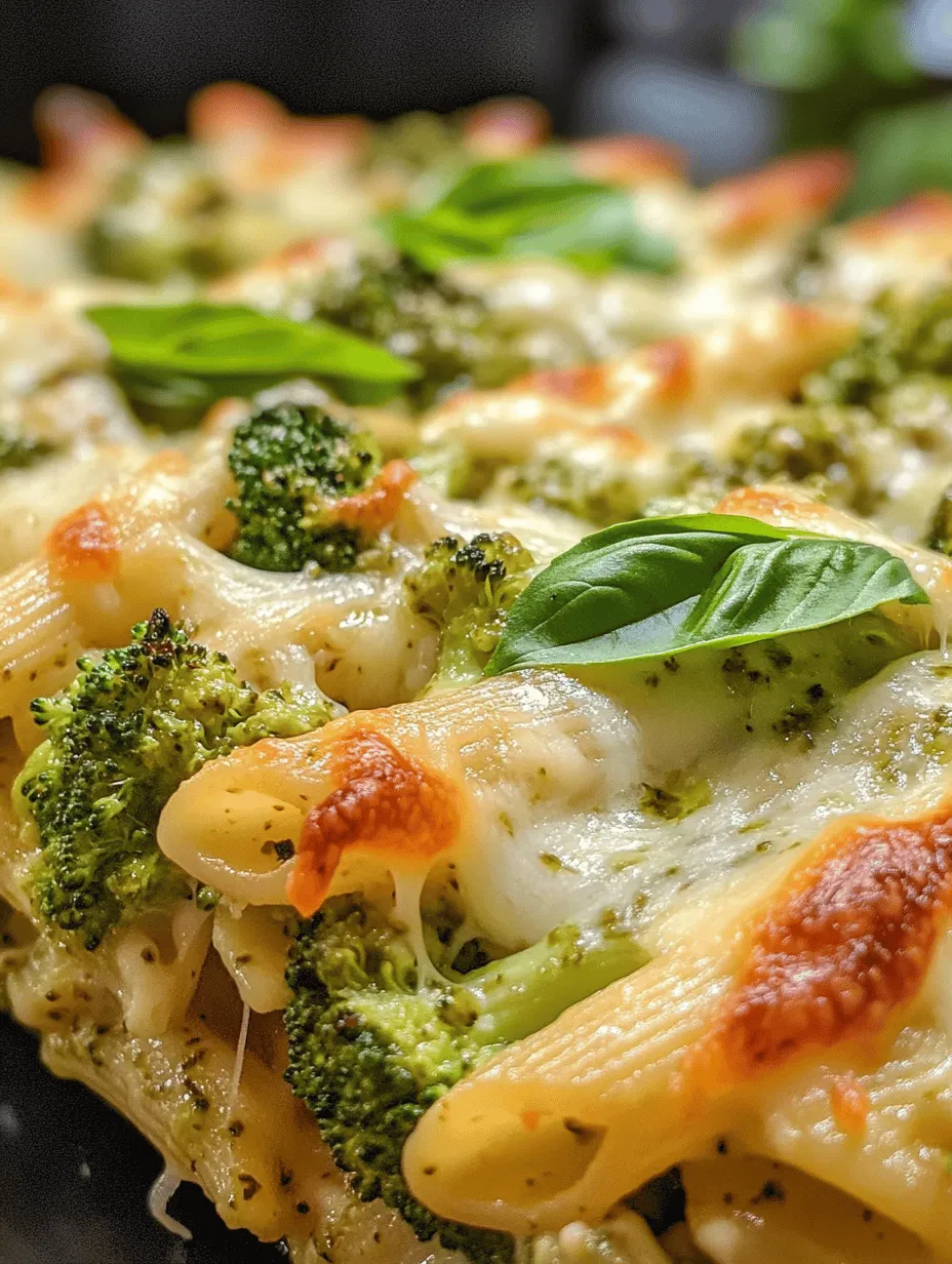 Looking for a comforting, family-friendly meal that’s both delicious and easy to prepare? Look no further than the Creamy Pesto Chicken and Broccoli Pasta Bake! This dish perfectly combines tender chicken, vibrant broccoli, and al dente pasta enveloped in a rich, creamy pesto sauce. Not only does it deliver on taste, but it also offers an array of nutritional benefits that make it an excellent choice for any family dinner.