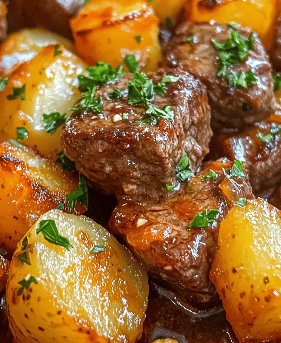 In the realm of comfort food, few dishes are as inviting and heartwarming as Slow Cooker Garlic Butter Beef Bites & Potatoes. This recipe is not just a meal; it’s a cozy embrace in bowl form, perfect for those busy weeknights when the last thing on your mind is slaving over a hot stove. With the rich flavors of garlic, creamy butter, and tender beef, every bite delivers a symphony of taste that resonates with both novice cooks and experienced chefs.