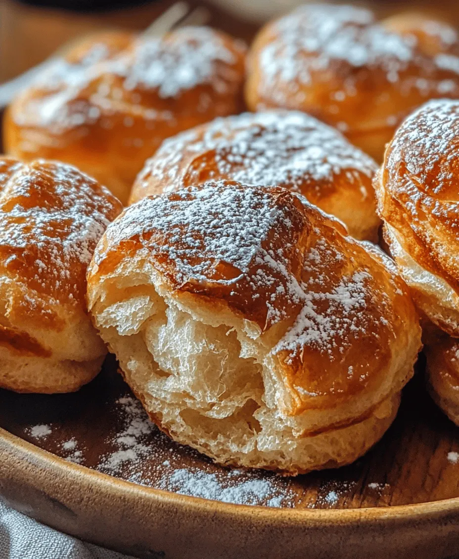 Imagine a fluffy, golden pastry, warm and slightly crisp on the outside, giving way to a soft, airy interior. This is the essence of French beignets—beloved treats that have woven themselves into the fabric of French cuisine and culture. Traditionally enjoyed during celebrations or as a decadent morning delight, beignets are often dusted with powdered sugar and paired with coffee or hot chocolate. Their delightful texture and rich flavor make them a favorite among sweet tooth enthusiasts.