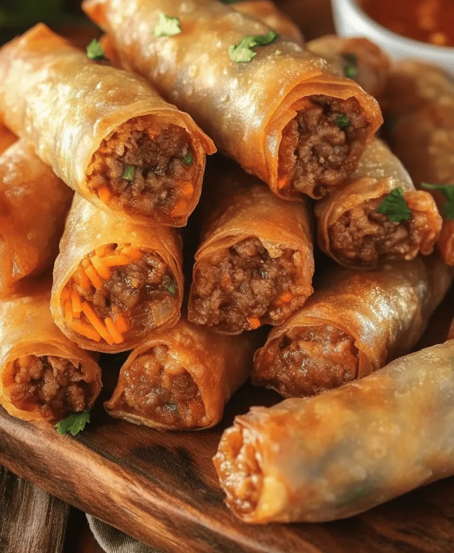 Lumpia is not just a dish; it is a cultural experience. Originating from the Chinese spring roll, it has been embraced and adapted by Filipino culture, resulting in a dish that is both familiar and unique. The word 