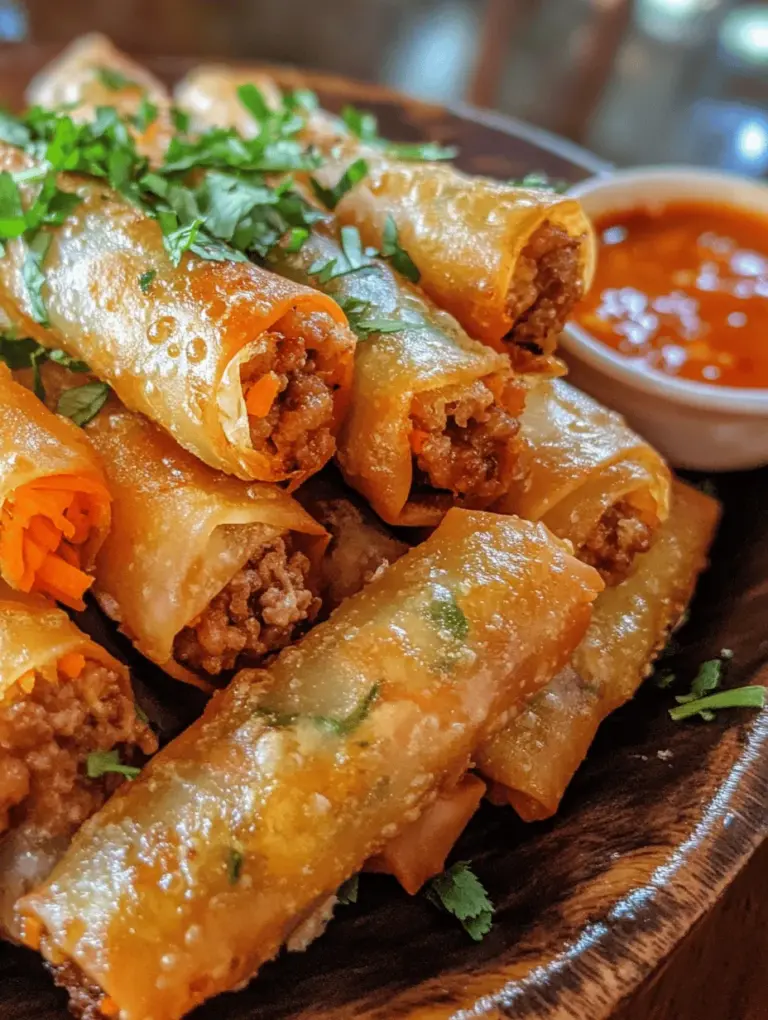 Lumpia is not just a dish; it is a cultural experience. Originating from the Chinese spring roll, it has been embraced and adapted by Filipino culture, resulting in a dish that is both familiar and unique. The word "lumpia" itself is derived from the Hokkien term "lunpia," which refers to a type of spring roll. Over the centuries, lumpia has evolved into a variety of forms, each reflecting the diverse regions and traditions of the Philippines.