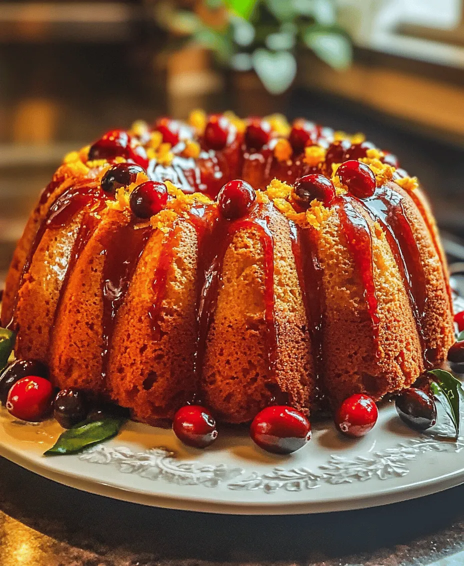 As the holiday season approaches, our thoughts often turn to festive gatherings filled with delightful flavors and joyful memories. One dessert that perfectly encapsulates the spirit of the season is the Cranberry Orange Bliss Bundt Cake. This stunning cake is not just a treat for the eyes; it’s a delicious combination of tart cranberries and zesty oranges, creating a harmony of flavors that will leave your guests craving more. Whether you’re hosting a holiday party, celebrating a special occasion, or simply indulging in a cozy night at home, this cake is the ideal centerpiece.