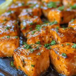 If you're looking to elevate your culinary repertoire with a dish that tantalizes the taste buds, look no further than Hot Honey Salmon Bites. This delightful recipe marries the rich, buttery flavor of salmon with a sweet and spicy glaze that will leave your guests begging for more. The contrast of textures—from the crispy edges of the salmon to its tender, flaky center—creates a culinary experience that is truly unforgettable.