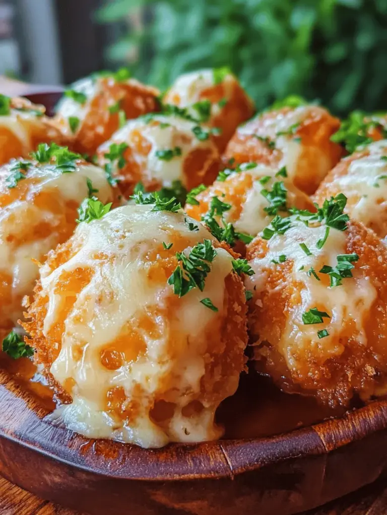 If you’re searching for the perfect appetizer that will impress your guests and keep them coming back for more, look no further than Cheesy Delight Balls. These delectable bites are a hit at parties, game day gatherings, or even cozy family dinners. With their irresistible combination of gooey cheese and savory flavors, Cheesy Delight Balls are easy to make and guaranteed to be a crowd-pleaser.