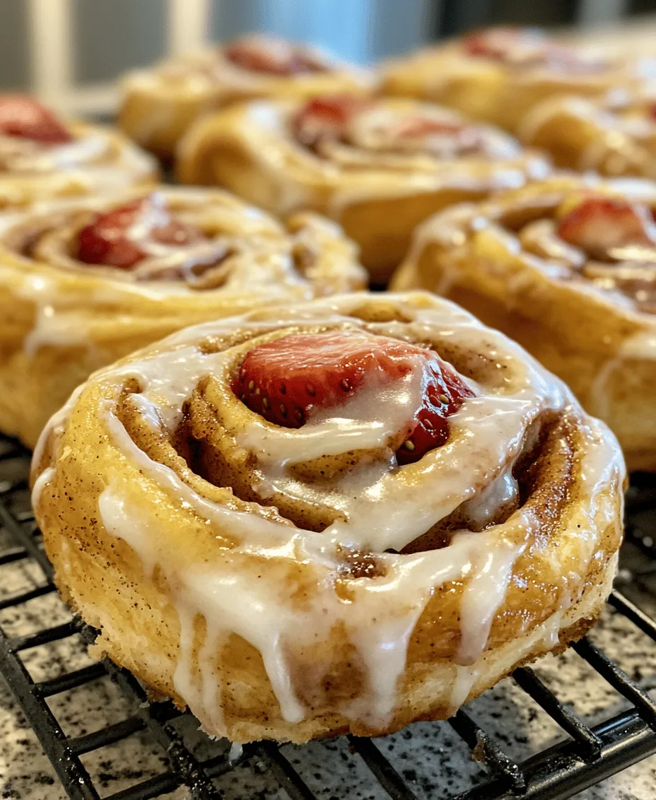 Imagine waking up to the delightful aroma of freshly baked cinnamon rolls wafting through your kitchen, a warm hug of comfort on a lazy weekend morning. Now, elevate that experience with a burst of vibrant, sun-kissed flavor by incorporating juicy strawberries into the mix. Strawberry Swirl Cinnamon Rolls are a unique twist on the classic cinnamon roll, marrying the warm spiciness of cinnamon with the refreshing sweetness of strawberries. This recipe not only satisfies your sweet tooth but also showcases the beauty of seasonal produce, making it an ideal treat for spring and summer gatherings.