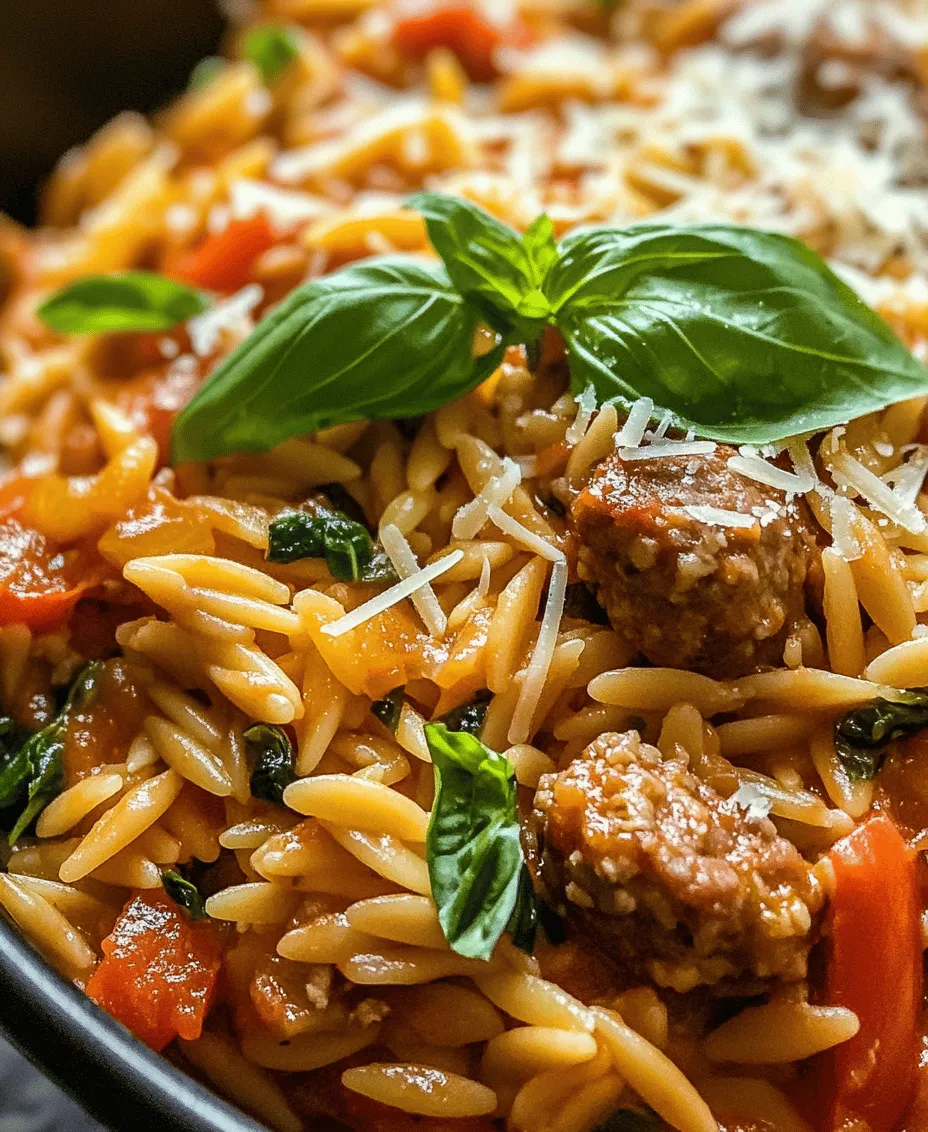 Italian Sausage Orzo Delight is a dish that embodies comfort and flavor, making it a beloved choice for families and food enthusiasts alike. This hearty meal combines the rich, savory taste of Italian sausage with the delightful texture of orzo pasta, creating a satisfying dish that’s sure to please everyone at the table. The beauty of this recipe lies not only in its deliciousness but also in its simplicity; it's a one-pan meal that minimizes cleanup while maximizing flavor.