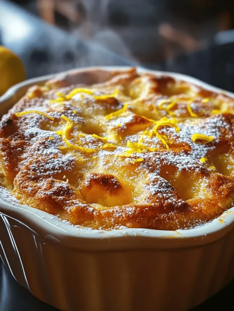 If you're looking for a dessert that embodies the essence of sunshine and sweetness, look no further than Magic Lemon Cobbler. This delightful dish combines the refreshing zest of lemon with a unique texture that is sure to impress anyone who takes a bite. With its crisp top layer that gives way to a luscious, pudding-like base, Magic Lemon Cobbler is a dessert that delights the senses and brings a taste of summer to any occasion.