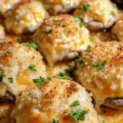 When it comes to appetizers that are sure to impress, few dishes can compete with the savory delight of stuffed mushrooms. Among the myriad of variations, White Cheddar Stuffed Mushrooms stand out for their creamy, cheesy goodness that captures the essence of comfort food. These delectable bites not only offer an explosion of flavor but also showcase the versatility of mushrooms, which serve as the perfect vehicle for a variety of fillings. Whether you’re hosting a lively gathering, planning a cozy family dinner, or simply looking for a satisfying snack, these stuffed mushrooms are guaranteed to please.