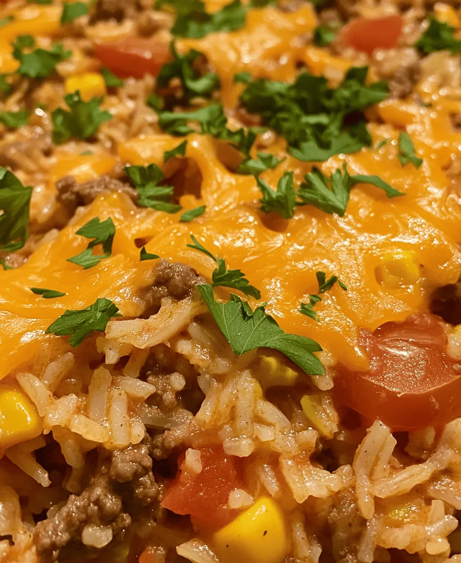 When it comes to comfort food, few dishes can rival the heartwarming appeal of a cheesy ground beef and rice casserole. This classic dish brings together the savory, satisfying flavors of ground beef, tender rice, and creamy cheese, creating a meal that is both hearty and soul-soothing. Perfect for a busy weeknight or a family gathering, this casserole is a one-pot wonder that embodies the essence of home-cooked goodness.