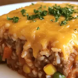 When it comes to comfort food, few dishes can rival the heartwarming appeal of a cheesy ground beef and rice casserole. This classic dish brings together the savory, satisfying flavors of ground beef, tender rice, and creamy cheese, creating a meal that is both hearty and soul-soothing. Perfect for a busy weeknight or a family gathering, this casserole is a one-pot wonder that embodies the essence of home-cooked goodness.