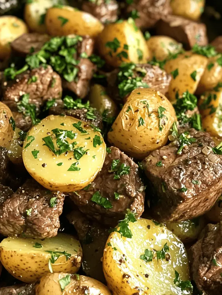 Comfort food often evokes memories of warmth, family gatherings, and hearty meals that bring everyone together. One such dish that encapsulates this sentiment is the Slow Cooker Garlic Butter Beef Bites & Potatoes. This recipe is a delightful medley of tender beef, buttery potatoes, and aromatic garlic, making it a perfect choice for any family dinner or special occasion. Its rich, savory flavors and melt-in-your-mouth texture will have your taste buds dancing, while the ease of preparation will leave you with more time to enjoy the company of your loved ones.