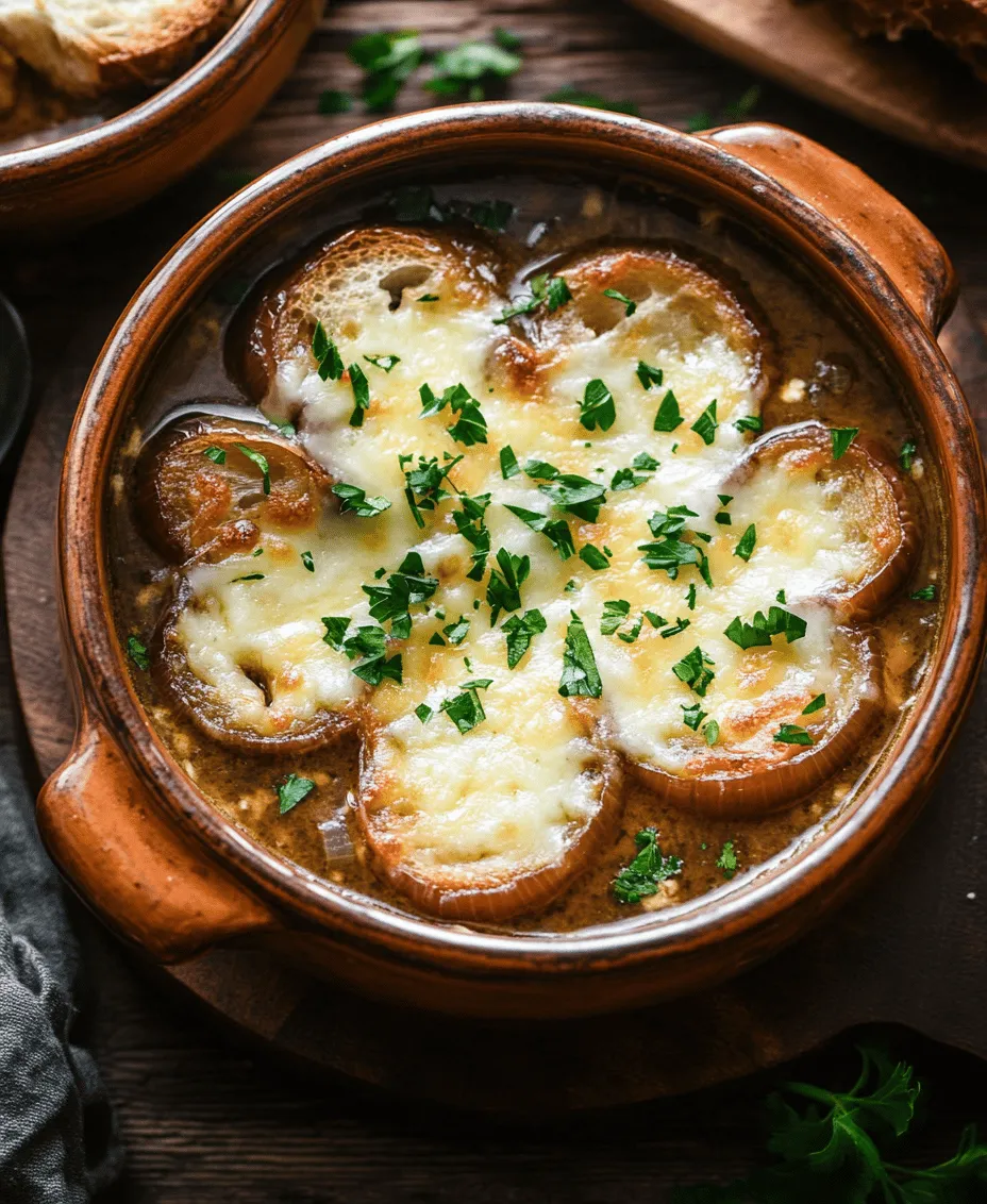 French Onion Soup is a timeless classic that has warmed hearts and filled stomachs for centuries. This beloved dish is a staple of French cuisine, renowned not just for its rich, comforting flavors but also for its simple yet satisfying nature. As the colder months sweep in, a steaming bowl of homemade French Onion Soup becomes the perfect antidote to chilly days and nights. Whether served as a hearty appetizer or a meal in itself, this soup embodies the essence of comfort food, inviting you to savor each spoonful.