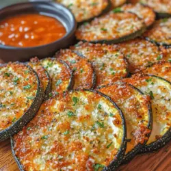 In a world where snacking often leads us down a path of unhealthy choices, crispy baked zucchini chips offer a refreshing and nutritious alternative. These delightful chips are not only easy to prepare but also pack a punch of flavor and crunch, transforming the humble zucchini into a satisfying treat. Whether you’re looking for a healthier option to accompany your meals or a standalone snack to munch on during movie nights, these zucchini chips will surely please your palate without the guilt.