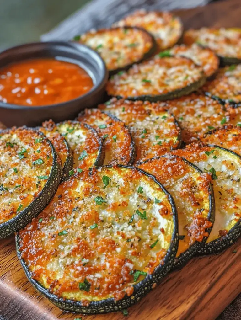 In a world where snacking often leads us down a path of unhealthy choices, crispy baked zucchini chips offer a refreshing and nutritious alternative. These delightful chips are not only easy to prepare but also pack a punch of flavor and crunch, transforming the humble zucchini into a satisfying treat. Whether you’re looking for a healthier option to accompany your meals or a standalone snack to munch on during movie nights, these zucchini chips will surely please your palate without the guilt.