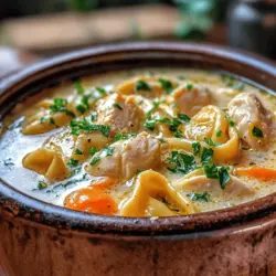 As the temperatures drop and the days grow shorter, there’s nothing quite as satisfying as a warm bowl of soup. Creamy soups, in particular, have a special way of wrapping you in comfort, evoking feelings of warmth and coziness that make them a beloved option during the colder months. Among the myriad of soup options, the Creamy Chicken Alfredo Tortellini Soup stands out as a true comfort food hero. This delightful dish combines the rich flavors of traditional Alfredo sauce with the heartiness of chicken and pasta, resulting in a meal that is not only delicious but also incredibly satisfying.