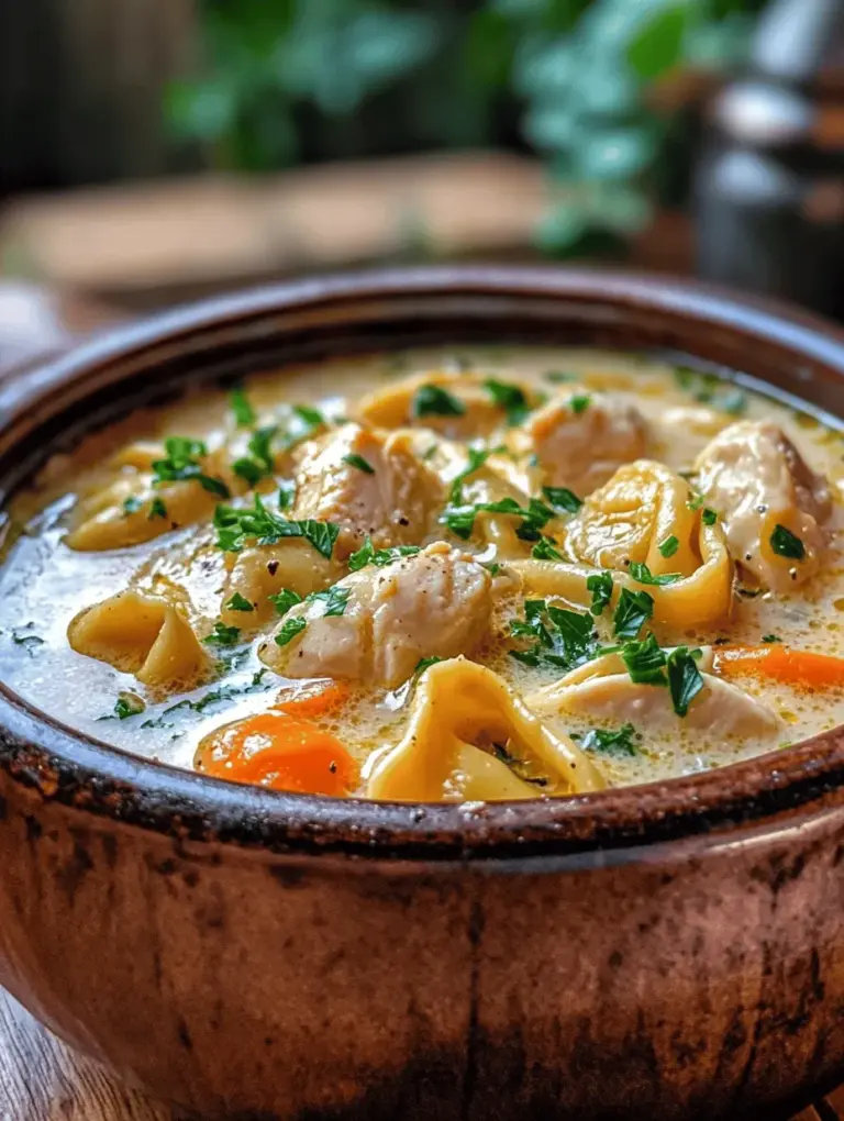 As the temperatures drop and the days grow shorter, there’s nothing quite as satisfying as a warm bowl of soup. Creamy soups, in particular, have a special way of wrapping you in comfort, evoking feelings of warmth and coziness that make them a beloved option during the colder months. Among the myriad of soup options, the Creamy Chicken Alfredo Tortellini Soup stands out as a true comfort food hero. This delightful dish combines the rich flavors of traditional Alfredo sauce with the heartiness of chicken and pasta, resulting in a meal that is not only delicious but also incredibly satisfying.