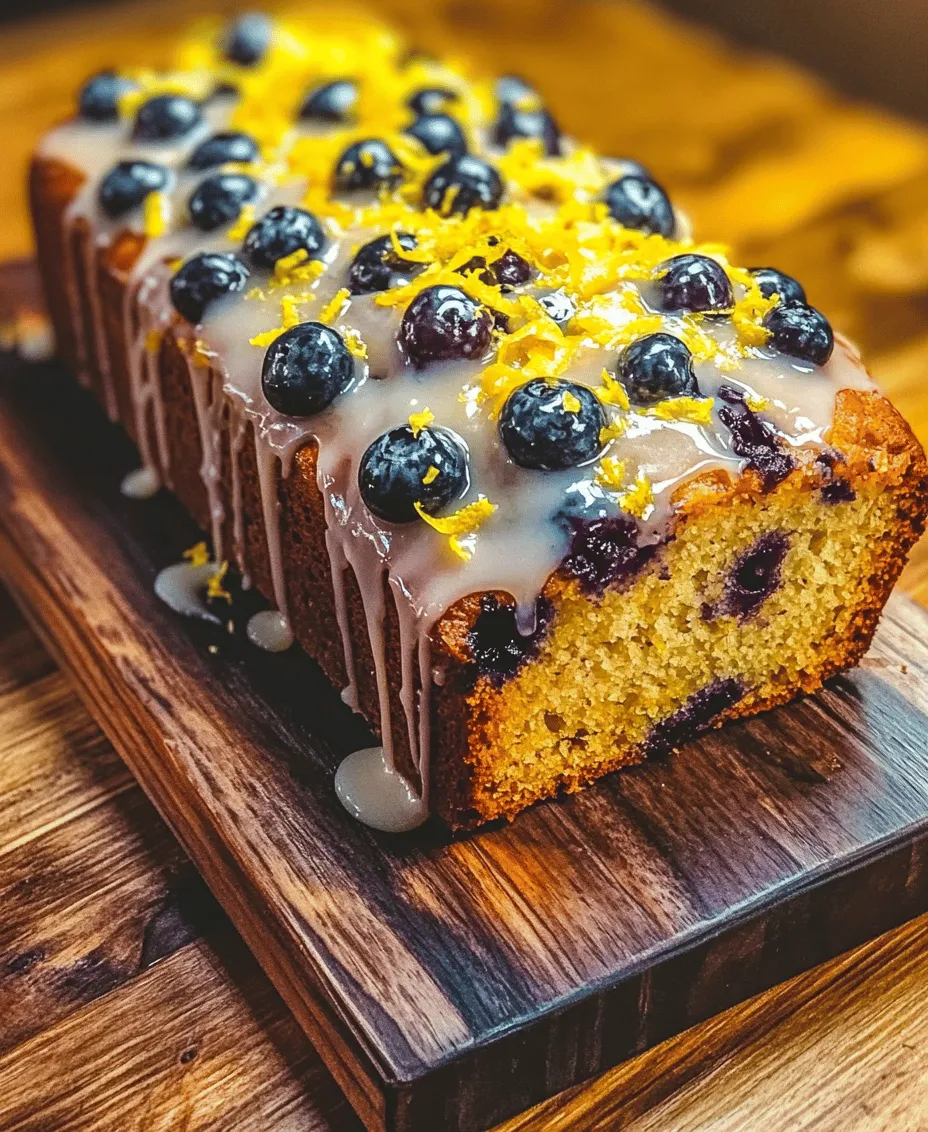 To achieve the perfect Zesty Lemon Blueberry Bread, it's essential to understand the role each ingredient plays in crafting this delectable loaf. Here’s a breakdown of the key components that contribute to its unique flavor and texture: