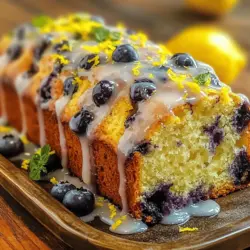 To achieve the perfect Zesty Lemon Blueberry Bread, it's essential to understand the role each ingredient plays in crafting this delectable loaf. Here’s a breakdown of the key components that contribute to its unique flavor and texture: