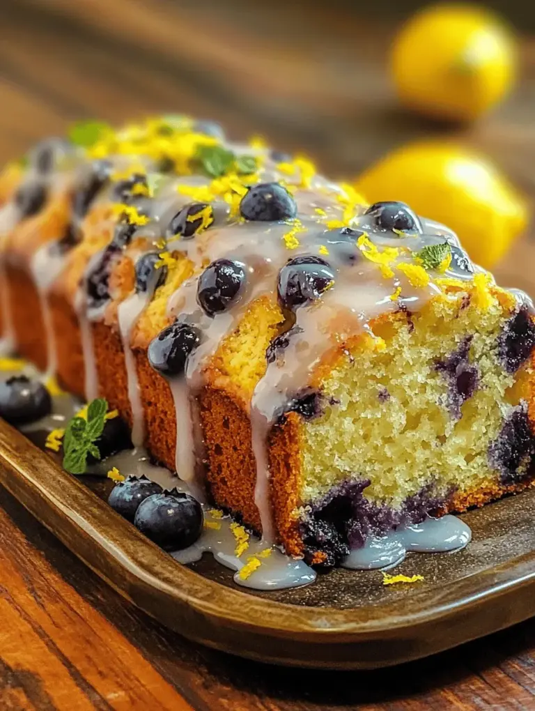 To achieve the perfect Zesty Lemon Blueberry Bread, it's essential to understand the role each ingredient plays in crafting this delectable loaf. Here’s a breakdown of the key components that contribute to its unique flavor and texture: