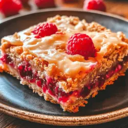 Discover the delightful world of simple yet scrumptious desserts with these Fabulous Five Ingredient Raspberry Bars. This easy-to-follow recipe combines the fresh, tangy taste of raspberries with wholesome ingredients, making it a perfect treat for any occasion. With only five ingredients, these bars are not only quick to prepare but also offer a satisfying blend of flavors and textures. Whether you're looking for a healthy snack, a sweet addition to your brunch table, or a light dessert, these raspberry bars are sure to impress.