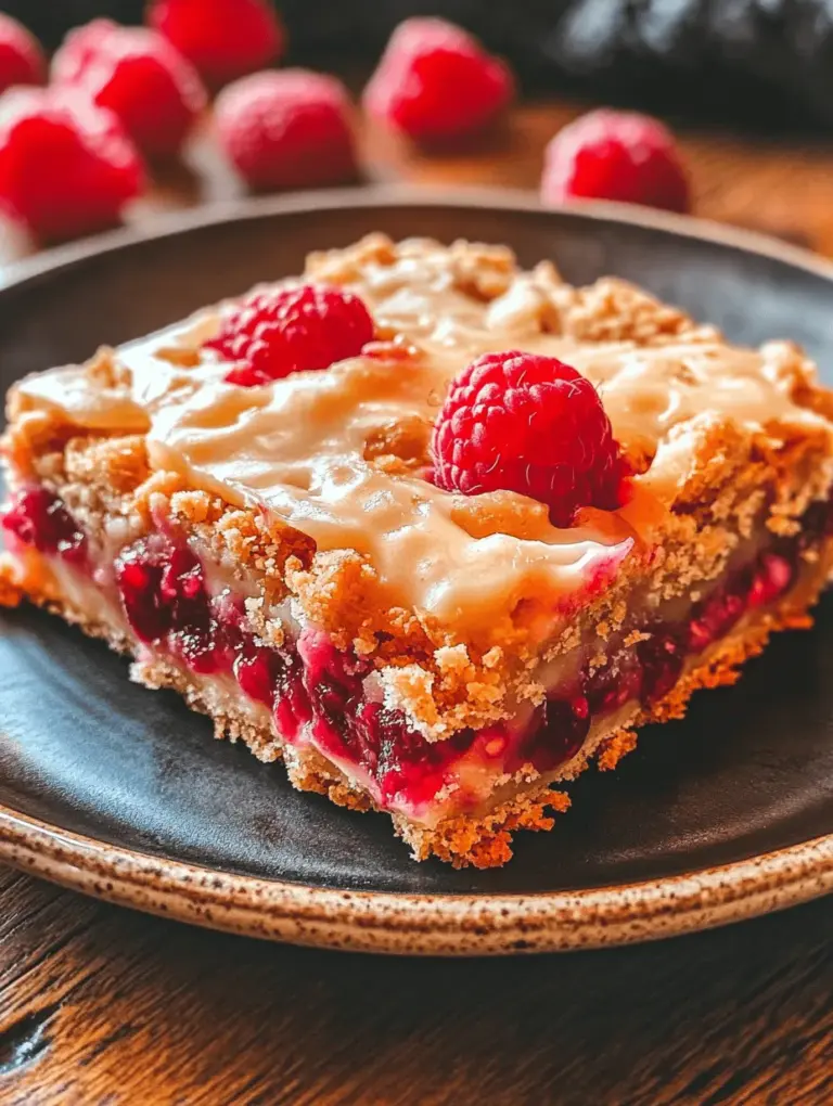 Discover the delightful world of simple yet scrumptious desserts with these Fabulous Five Ingredient Raspberry Bars. This easy-to-follow recipe combines the fresh, tangy taste of raspberries with wholesome ingredients, making it a perfect treat for any occasion. With only five ingredients, these bars are not only quick to prepare but also offer a satisfying blend of flavors and textures. Whether you're looking for a healthy snack, a sweet addition to your brunch table, or a light dessert, these raspberry bars are sure to impress.