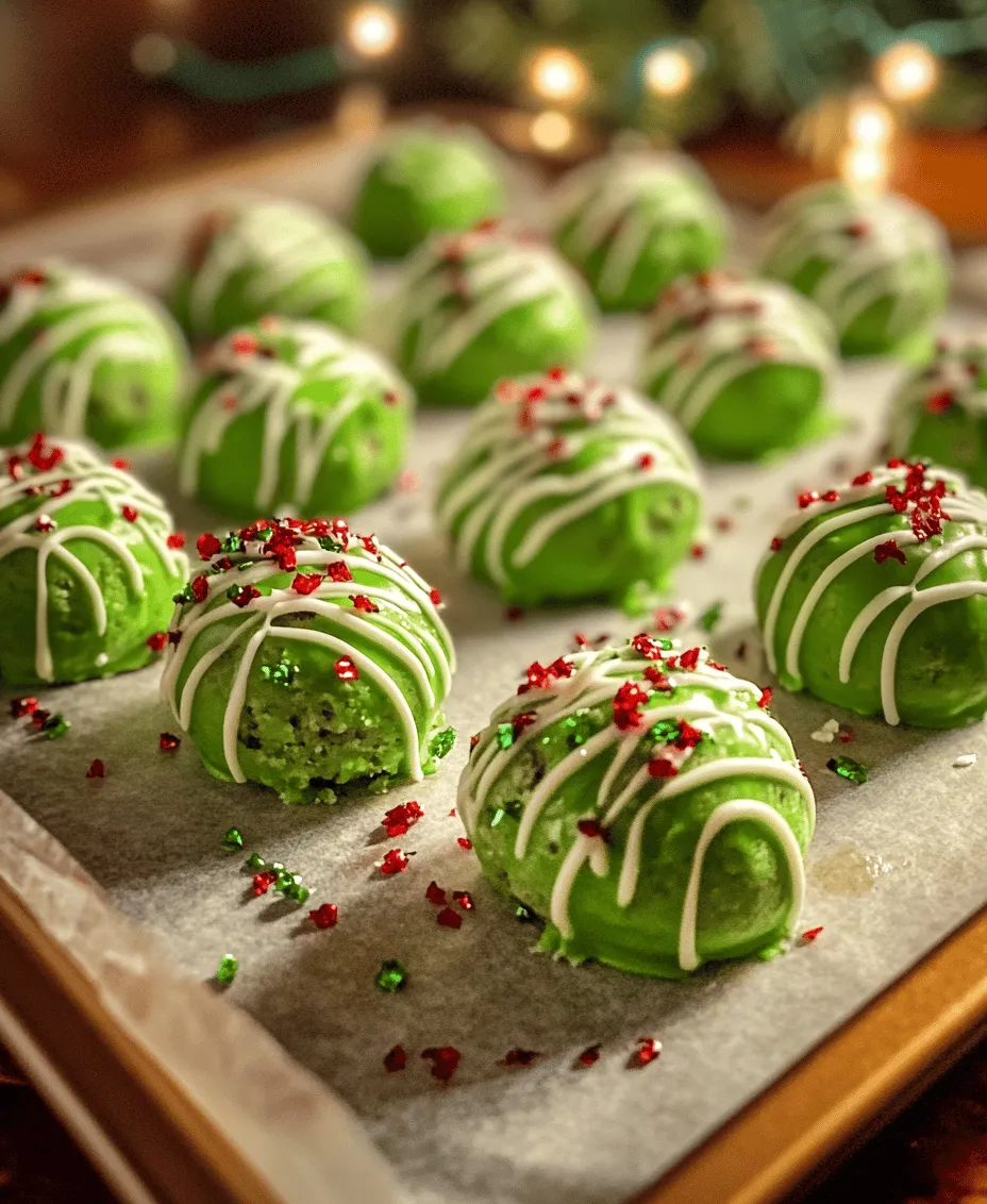 As the holiday season approaches, the air fills with a sense of joy and celebration, marked by the delightful aromas of baked goods and festive treats. The importance of holiday confections cannot be overstated; they bring families and friends together, creating memories that last a lifetime. Among the myriad of holiday treats, Grinch Oreo Balls stand out as a fun and easy dessert that truly embodies the spirit of the season. These festive bites not only captivate the taste buds but also serve as a whimsical nod to the beloved Dr. Seuss classic, 