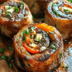 If you're looking for a dish that's as impressive as it is simple to prepare, look no further than Easy Flank Steak Pinwheels. This delightful recipe takes advantage of the rich, meaty flavor of flank steak, transforming it into an elegant dish that’s perfect for everything from casual weeknight dinners to festive gatherings. Flank steak pinwheels are not only visually appealing but also incredibly versatile, allowing you to customize the filling to suit your taste preferences or dietary needs.