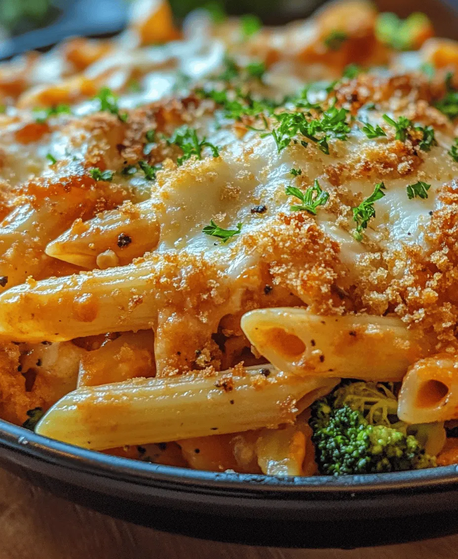 If you’re searching for a comforting and hearty meal that the entire family will enjoy, look no further than the Garlic Parmesan Chicken Pasta Bake. This delightful dish combines tender pasta with succulent chicken, vibrant broccoli, and a creamy, cheesy sauce that is sure to please even the pickiest of eaters. Not only is this recipe packed with flavor, but it is also incredibly easy to prepare, making it a perfect weeknight dinner option or a satisfying dish for gatherings.