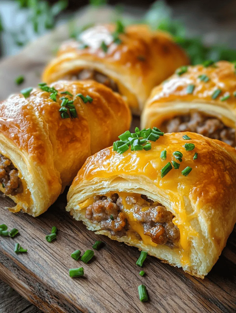 Breakfast is often heralded as the most important meal of the day, setting the tone for our energy levels and productivity. With busy mornings and packed schedules, finding a breakfast option that is both convenient and satisfying can be a challenge. This is where the Breakfast Sausage Crescent Rolls shine. They encapsulate the essence of a hearty breakfast in a delightful, portable form. Imagine flaky, buttery crescent rolls enveloping savory sausage and melted cheese—each bite a perfect harmony of flavors that can be enjoyed at the breakfast table or on the go.