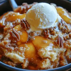 Peach cobbler has a rich history embedded in American cuisine, tracing its roots back to the early 19th century. Originally, cobblers were created by early American settlers who lacked the resources to make traditional pies. Instead, they would layer fruit—often the juicy peaches abundant in the summer—under a simple biscuit or cake batter. This innovative approach soon evolved, giving rise to the beloved dessert we know today.