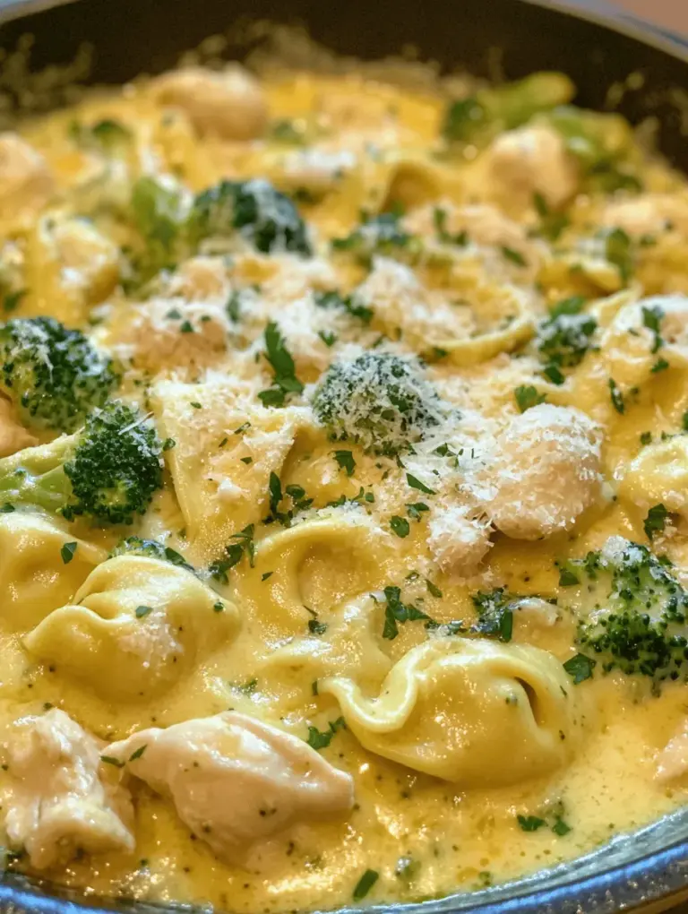 When it comes to comfort food, few dishes can rival the rich, creamy goodness of Creamy Garlic Parmesan Tortellini with Chicken & Broccoli. This dish combines the delightful chewiness of tortellini, the tender crunch of broccoli, and the savory flavors of chicken in a luscious garlic parmesan sauce. Whether you’re preparing a weeknight dinner for the family or looking to impress guests with a quick yet elegant meal, this recipe ticks all the boxes.