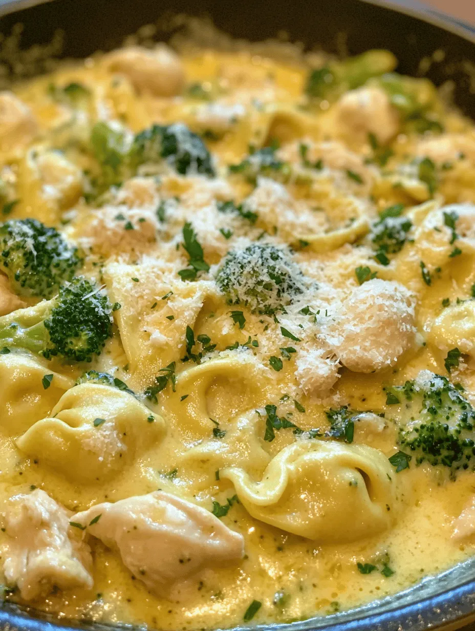 When it comes to comfort food, few dishes can rival the rich, creamy goodness of Creamy Garlic Parmesan Tortellini with Chicken & Broccoli. This dish combines the delightful chewiness of tortellini, the tender crunch of broccoli, and the savory flavors of chicken in a luscious garlic parmesan sauce. Whether you’re preparing a weeknight dinner for the family or looking to impress guests with a quick yet elegant meal, this recipe ticks all the boxes.