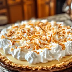 Coconut cream pie is a timeless dessert that has enchanted generations with its creamy filling, delightful texture, and the irresistible allure of coconut. As a classic in the dessert world, this pie is not only a feast for the eyes but also a treat for the taste buds. The combination of rich coconut flavor melded with a smooth, velvety filling has made it a beloved choice for festive occasions and casual gatherings alike.