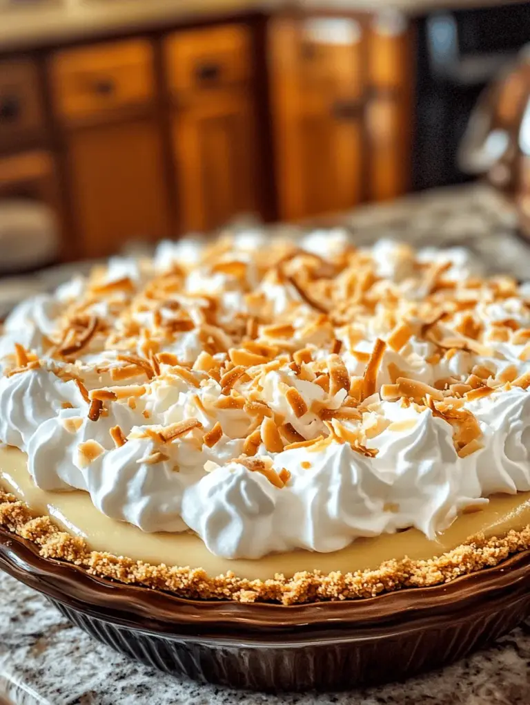 Coconut cream pie is a timeless dessert that has enchanted generations with its creamy filling, delightful texture, and the irresistible allure of coconut. As a classic in the dessert world, this pie is not only a feast for the eyes but also a treat for the taste buds. The combination of rich coconut flavor melded with a smooth, velvety filling has made it a beloved choice for festive occasions and casual gatherings alike.