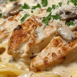 When it comes to comfort food, few dishes can compete with the rich, creamy, and savory flavors of Creamy Garlic Mushroom Chicken with Pasta. This delightful meal effortlessly marries succulent chicken breasts, earthy mushrooms, and perfectly cooked pasta in a luscious garlic-infused sauce. It’s a dish that not only warms the soul but also satisfies the palate, making it a favorite among families and dinner guests alike.