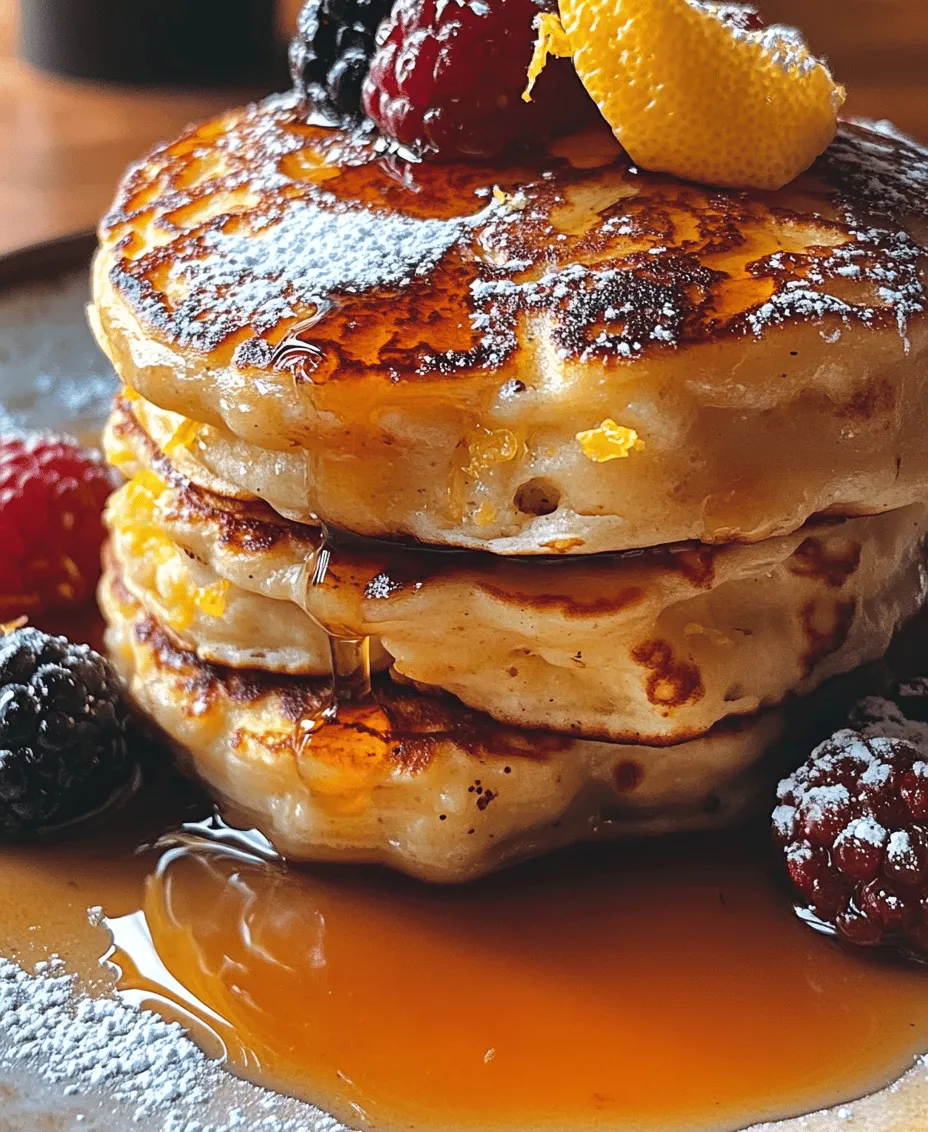 Imagine starting your day with a plate of fluffy pancakes that are not only delightful to the taste buds but also light and airy in texture. Pancakes are a staple breakfast food around the world, cherished for their versatility and comfort. Whether drizzled with syrup, topped with fresh fruits, or enjoyed plain, pancakes have a way of bringing joy to the breakfast table. This article introduces a unique twist on the classic pancake recipe: Fluffy Lemon Ricotta Pancakes.